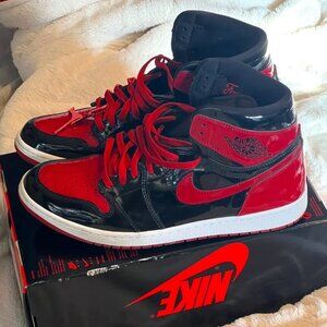Nike Air Jordan 1 Retro High OG Bred Patent